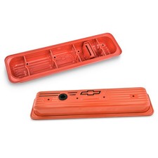 PROFORM SBC Center Bolt Valve Covers Orange- 141-918