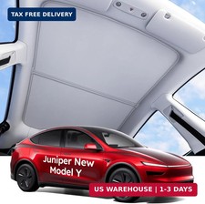 2026 Tesla New Model Y Juniper Accessories Sunshade Roof Never Sag, Nano