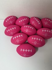 Breast cancer awareness pink ribbon Mini Football stress ball lot