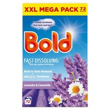 Bold Laundry Powder- Lavender & Camomile - 72 Washes (3.6KG)