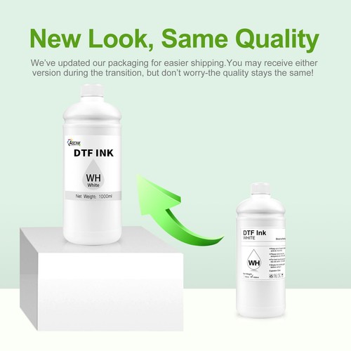 DTF Ink White 1000ml, Premium White DTF Printer Ink, DTF Ink Refill for ET-85... - Picture 8 of 8