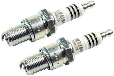 Zündkerze Set 2 Stück NGK Iridium BR8EIX für Motorrad Classic ETX MX Red Rose 