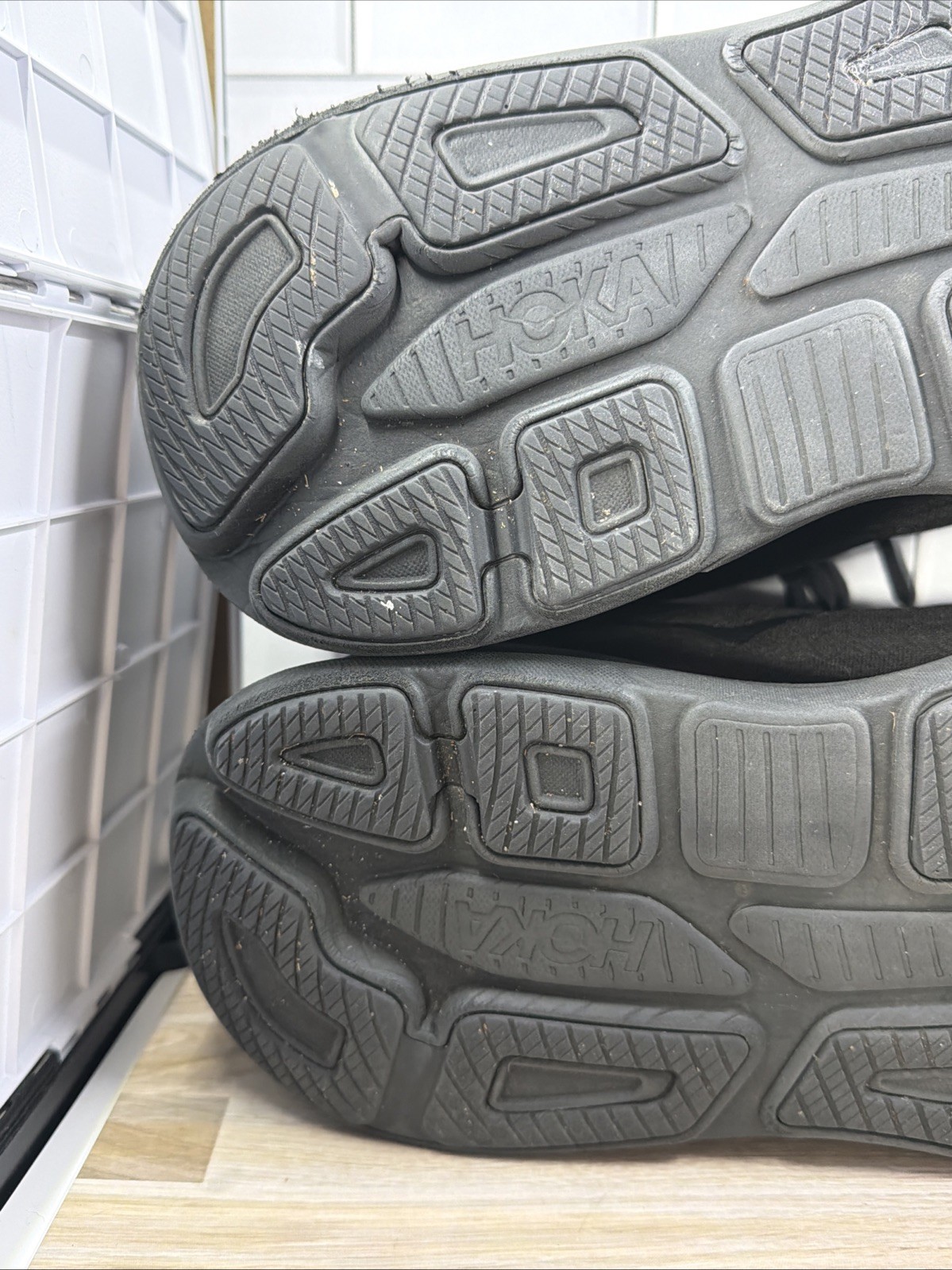 HOKA Bondi 9 Triple Black  mens Size 13 4E - X-wide- Hoka One One Good Cond thumbnail 16