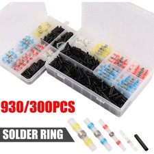 300/930PCS Waterproof Solder Stick Seal Sleeve Heat Shrink Butt Wire Connectors