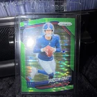 2025 Panini Prizm - Rookies Jaxson Dart #332 Neon Green Pulsar Prizm (RC)