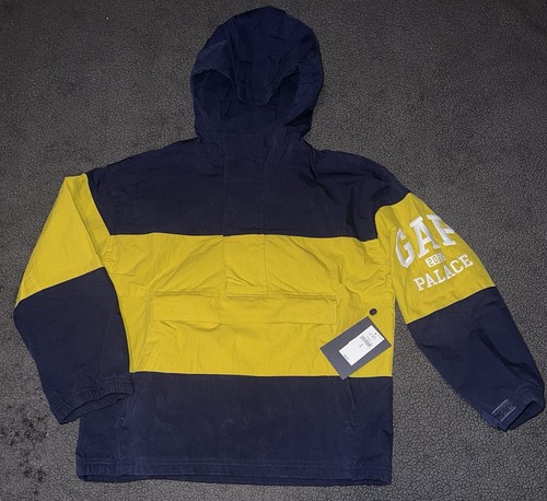 Palace Gap Kids Windbreaker Blue/Yellow Youth M (8) - Picture 3 of 4