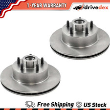 Fits Ford Granada 1975-1980 2 X Durago Front Disc Brake Rotor And Hub Assembly