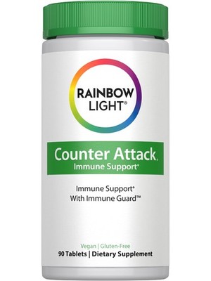 Rainbow Light Counter Attack Immune Defense 90 Count (Pack of 1), Orange 