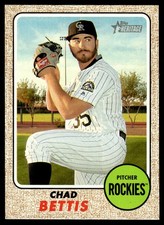 Chad Bettis 2017 Topps Heritage #169 Colorado Rockies 25135 Baseball Card