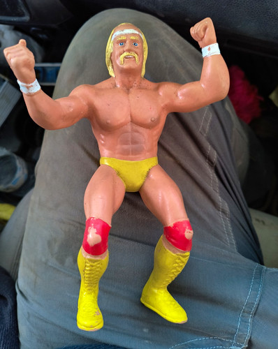 LJN Hulk Hogan WWE Wrestling Action Figure rubber ...