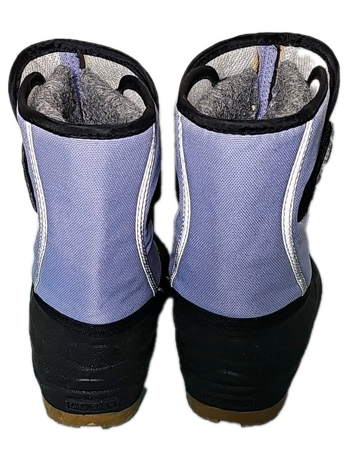 LL Bean Northwoods 靴子 学步儿童 9 紫色雪地靴 雪橇 滑雪 — 第 2/4 张图片