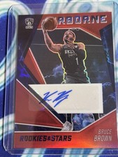 2020-21 Chronicles - Airborne Signatures Bruce Brown #AIR-BBR Red Prizm (AU)