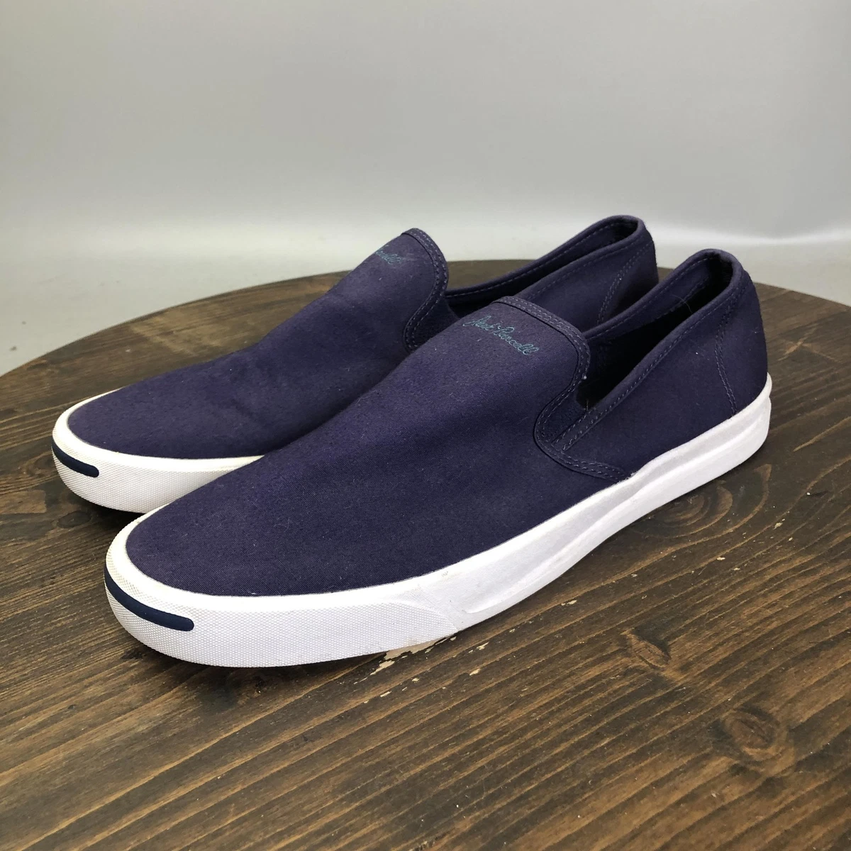 Converse Jack Purcell Denim-like Heather Blue Slip-on, Size 11.5 jack purcell slip on products for sale | eBay main image 3