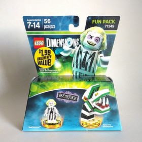 Lego Dimensions 71349 Beetlejuice & Saturn's Sandworm SEALED Fun Pack RETIRED 