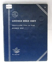 1909-1940 Lincoln Wheat Cent Collection in Whitman Folder 85 Coins AS902