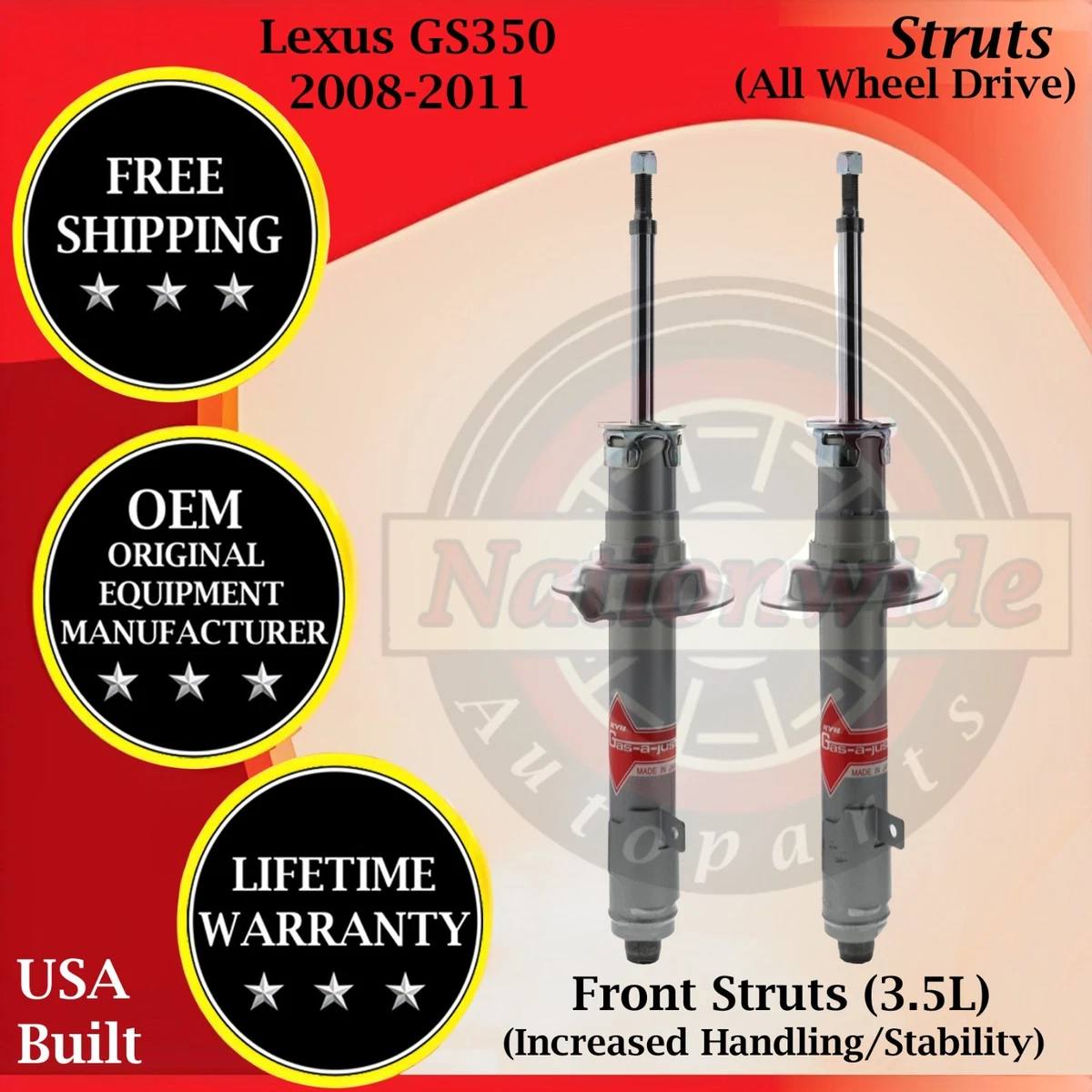 KYB for Lexus GS350 Front Suspension & Steering for sale | eBay