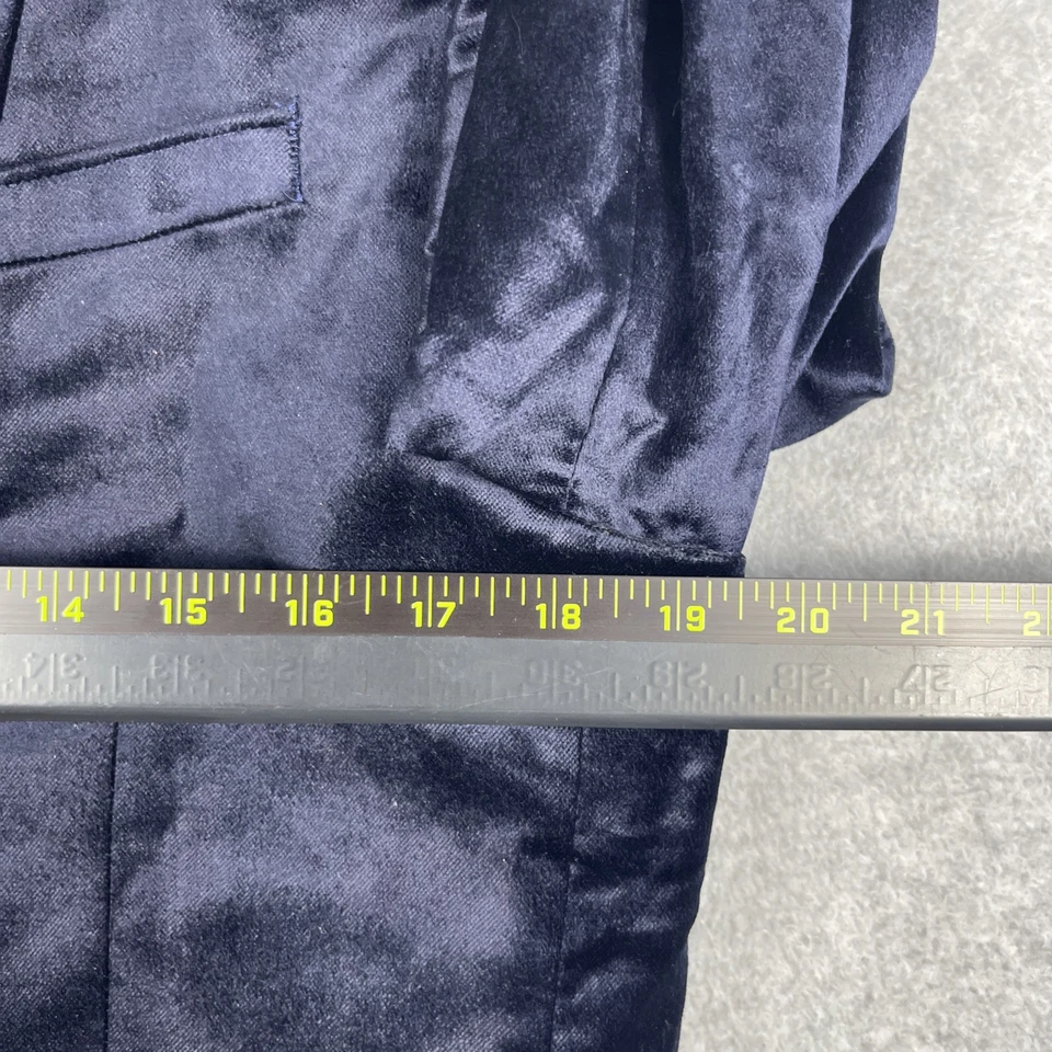 Blazer ajustado Express azul de terciopelo para fotógrafo para hombre talla 38R noche cóctel Foto 4 de 4