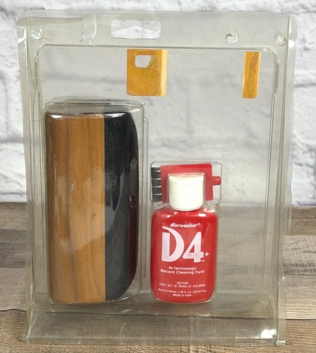 VTG 1980s Discwasher D4 Vinyl Record Care Cleaning Kit System Original Open Box