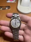 Seiko Men's Vintage Quartz Analog Watch Month/Day Untested/For Parts Or Repair