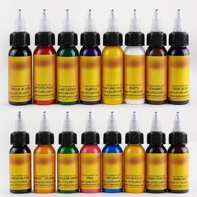 16/25 Colors Professional Ink Eternal Tattoo Permanent  Set 1oz 30ml Authentic