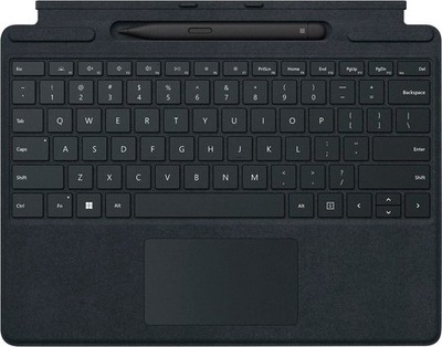 Microsoft Surface Pro X 8 9 10 11 Signature Keyboard Type Cover Slim Pen 2 Black