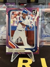 2026 Panini Donruss Darryl Strawberry #35 Purple Holi Foil /99 New York Mets