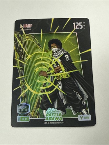 Bo Jackson Battle Arena D-HARP `Dylan Harper` Battlefoil Glow #BF-84 (RC)