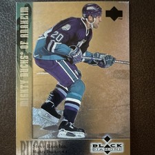 Upper Deck 1996 Black Diamond Steve Rucchin #20 Mighty Ducks of Anaheim NHL