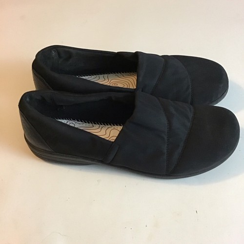 Abeo Eastbourne Pro System Women’s 10 Black Slip On Casual Comfort Leather Shoes - Picture 3 of 11
