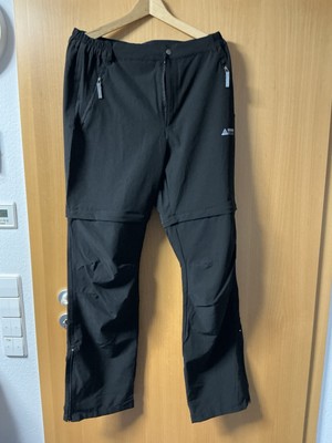 Radhose Wasserdicht Schwarz Lang Gewaschen Unbenutzt Größe XL