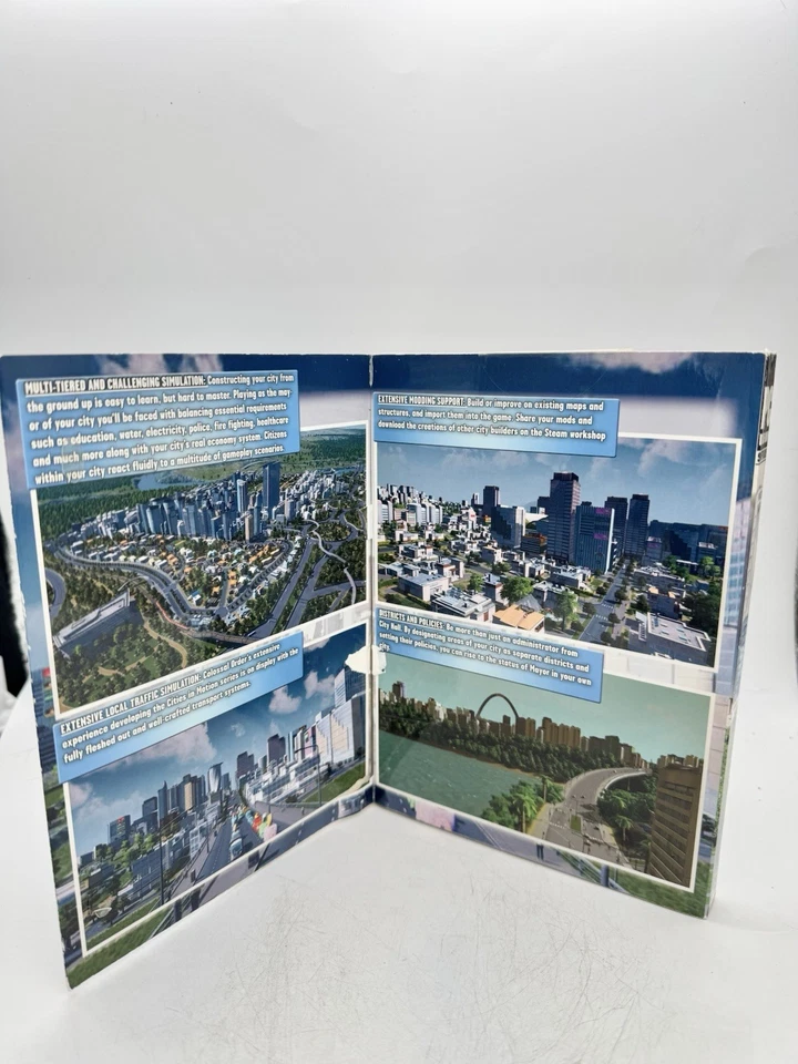 Cities Skylines PC Game With Slipcover (DVD ROM, 2015) Brand New Sealed - Image 4 of 4