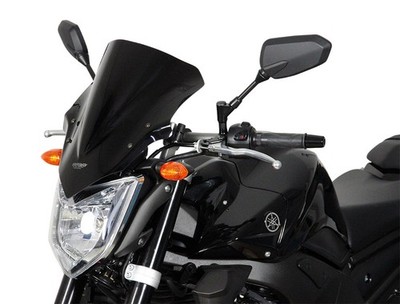 MRA Racingscheibe ''NRM'' Yamaha FZ1 Bj. 2006 -schwarz mit ABE