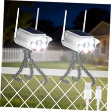Solar Outdoor Light with Fake Camera  Motion Sensor Pack  3 2 Octopus Tripod