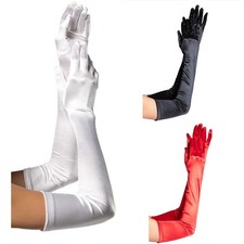 Satin Gloves for Weddings Prom and Theater Productions Stylish Accessory