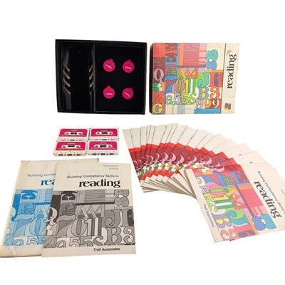 Vtg Troll Associates Competency Skills in Reading Classroom Filmstrip Cassettes