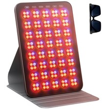 Red Light Therapy for Face 6 Modes, Portable Panel Brown