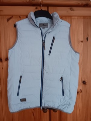Damen Blue Wave Steppweste Gr. 44 in eisblau, wie neu