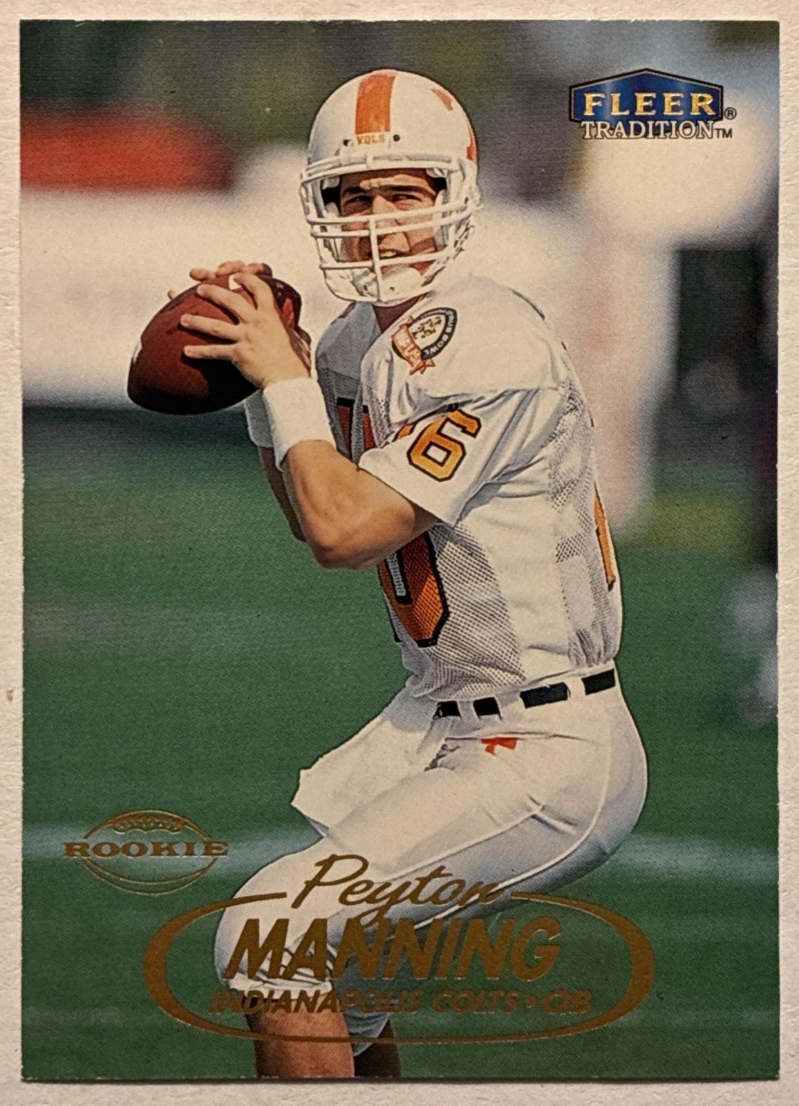 1998 Fleer Tradition #235 RC Peyton Manning