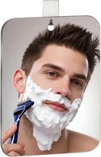 Shower-Mirror(Small 6.7 * 5.1in),Shaving 6.7"L x 5.1"W, Silver 