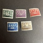 1951 Albania Sc. 486-90 MH Complete Set $15.35 — photo 1