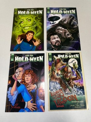 Star Trek: Holo-Ween #1-4 Cover B Complete Set (2023 IDW Publishing)