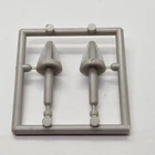 2 Transformers G1 Original Vintage STARSCREAM Small Missiles Parts Lot On Sprue