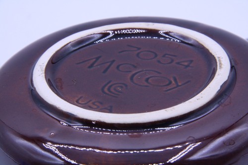 McCoy Brown Drip Stoneware Individual Casserole 7054 LCC Pottery Vintage 1970s - Picture 10 of 16