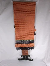 Witch Feet Halloween Table Runner 67" x 13" Orange Black Fun Party Decoration