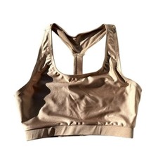 SA Theatricals dance crop top adult Small nude tan gold/shimmer NWT Adult Small