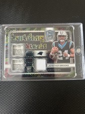 Panini 2024 Spectra Jonathon Brooks Panthers Building Blocks Meta Prizm /25