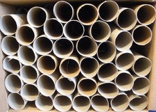 112 Empty Toilet Roll Tubes  12 x 11" tubes Cardboard Crafts Art Supplies