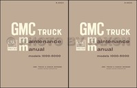1965-1966 GMC Truck Reparaturhandbuch 1000-5000 Pickup Suburban Panel