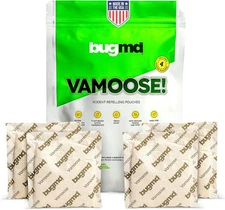 BugMD Vamoose - Rodent Pouches (4 Pack), Plant-Powered Rat.