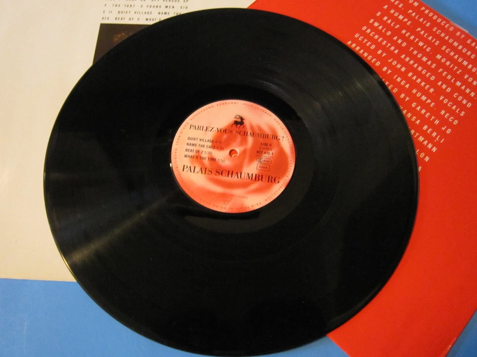 Album Vinyle : Palais Schaumburg " Parlez-Vous ?" 1984 Rare Allemand Importation - Photo 4/4